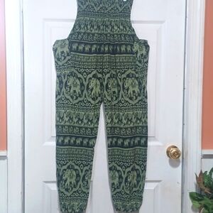 100% rayon paper bag style pants
